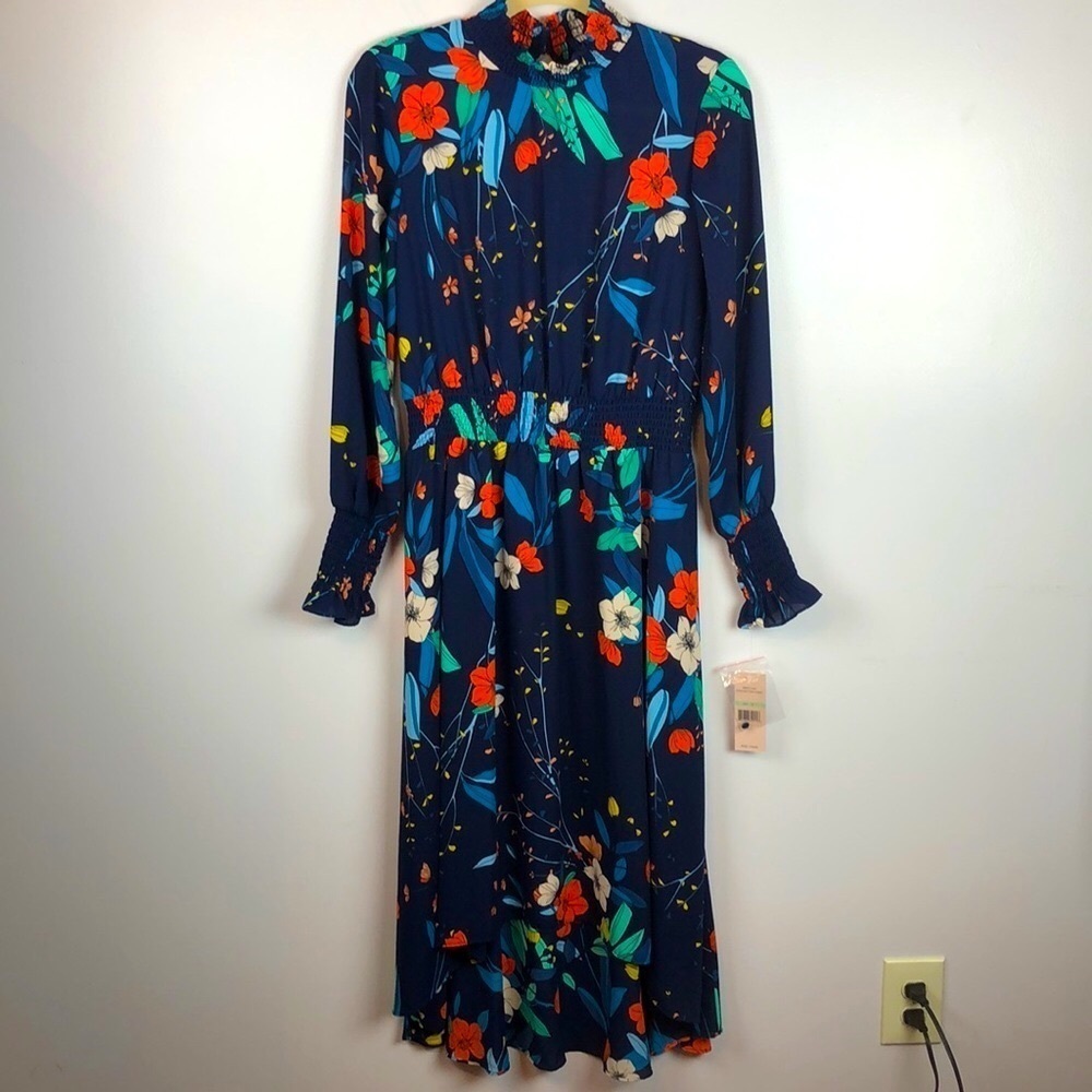 NEW Nanette Lepore Floral High Low Dress 8
